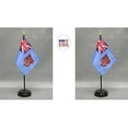 thumbnail image 1 of Fiji Desk Flag Set; Two 4x6 inch American Made Table Flags with Two Bases, 1 of 1