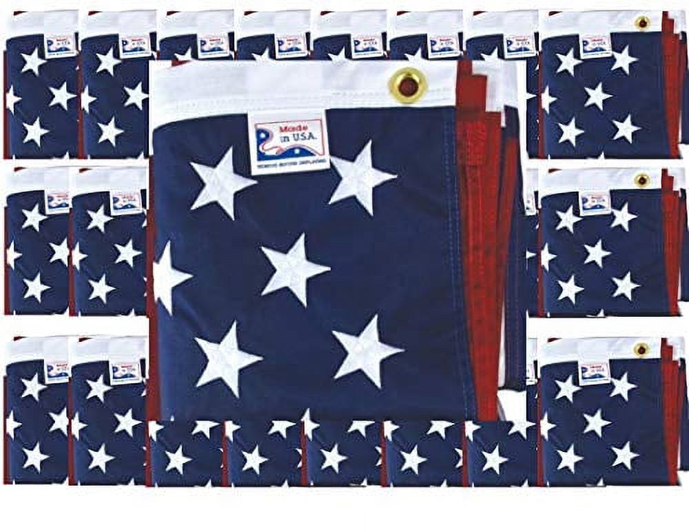 Made in The USA!! 25 Nylon United States 3'x5' Flags, Wholesale USA Nylon Flags