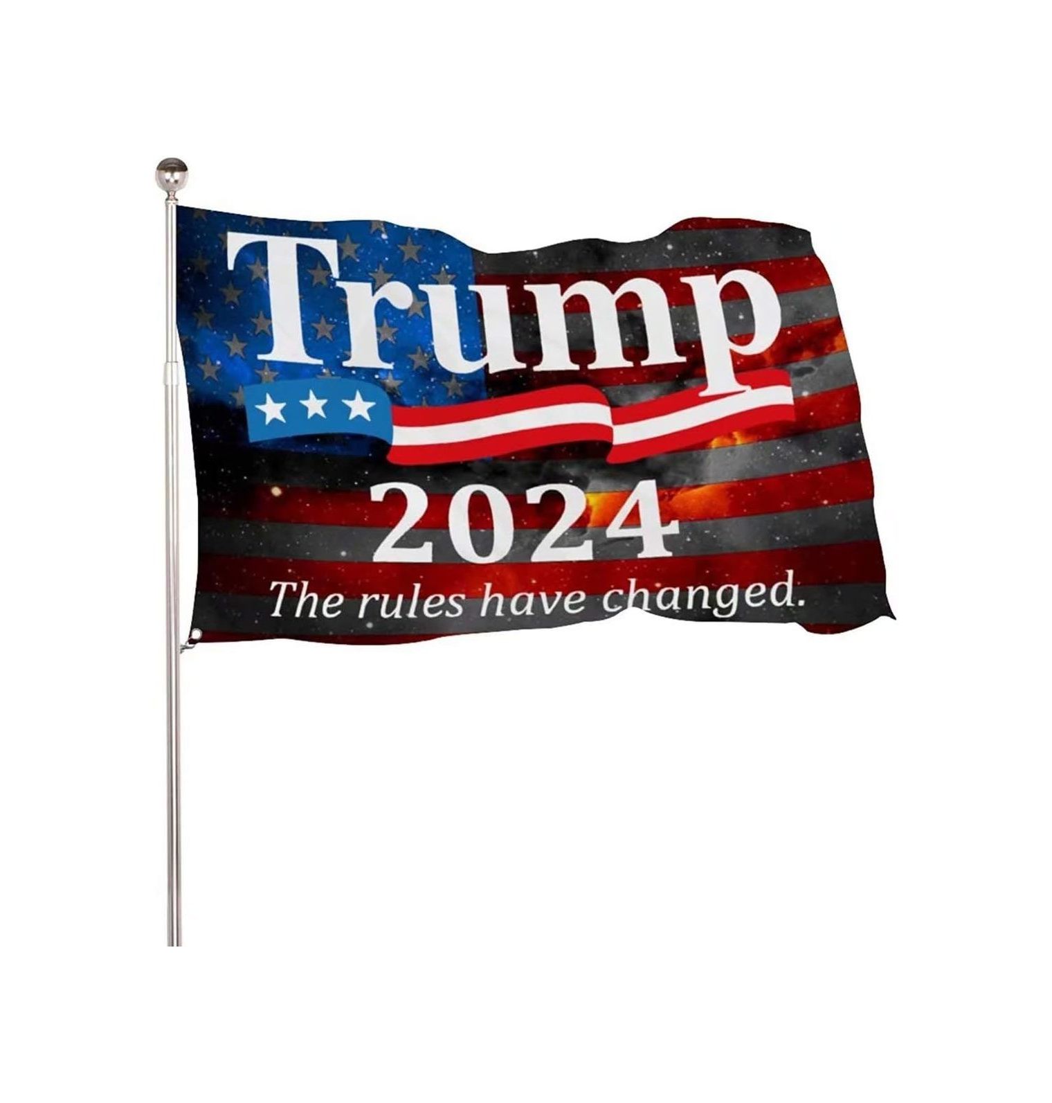 Made in The USA 3x5 Trump 2024 Take America Back Flag. DoubleSided