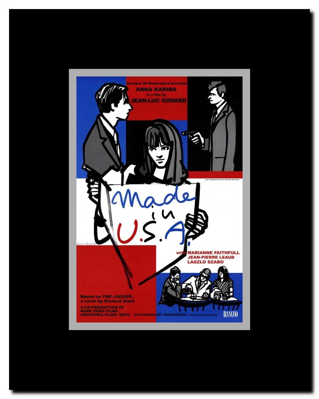 Made in U.S.A. Framed Movie Poster