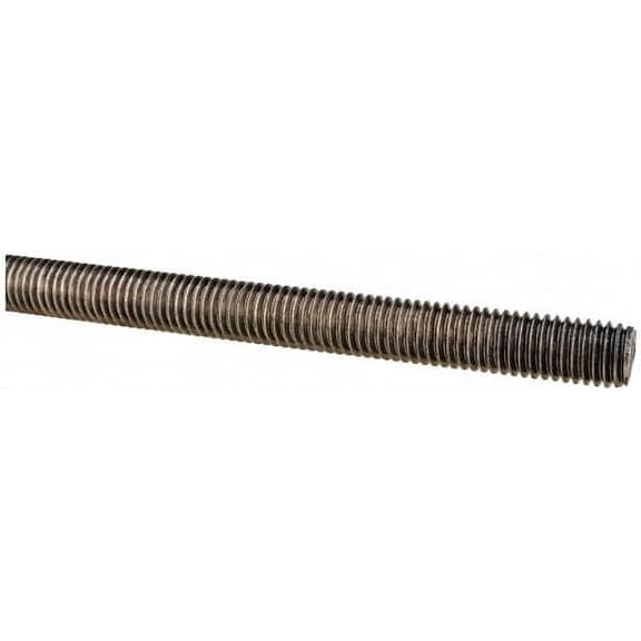 Made in USA 1/2-13 x 6' Stainless Steel Threaded Rod Right Hand Thread, UNC