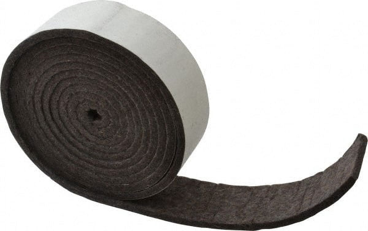 Made in USA 1/4 Inch Thick x 2 Inch Wide x 10 Ft. Long, Felt Stripping ...
