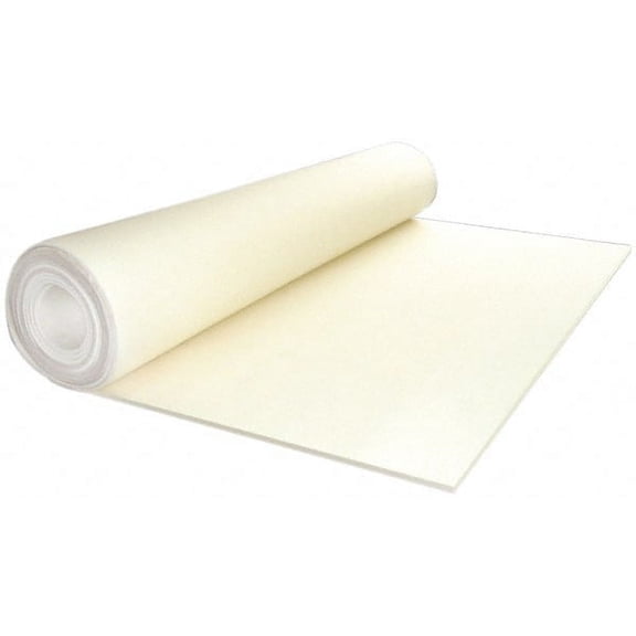 Made in USA 1/4" Thick x 60" Wide x 60" Long, Pressed Wool Felt Sheet 4 Lbs/Square Yd., White, 500 psi