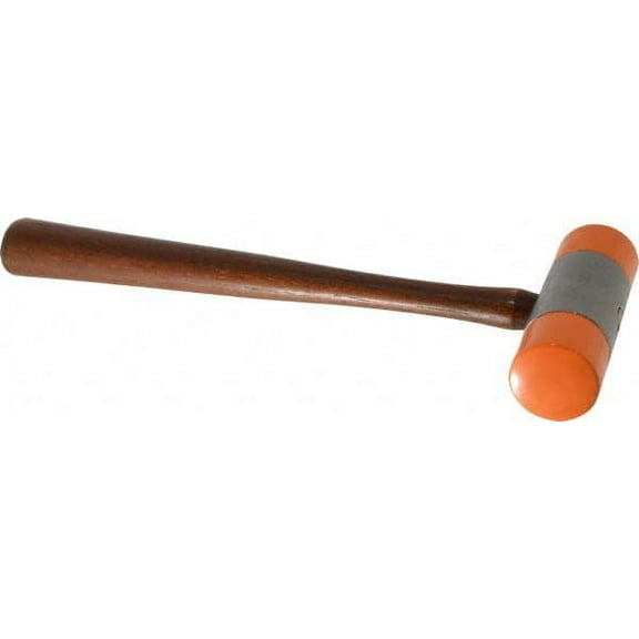 Made in USA 1 Lb Head Plastic Faced Mallet Wood Handle