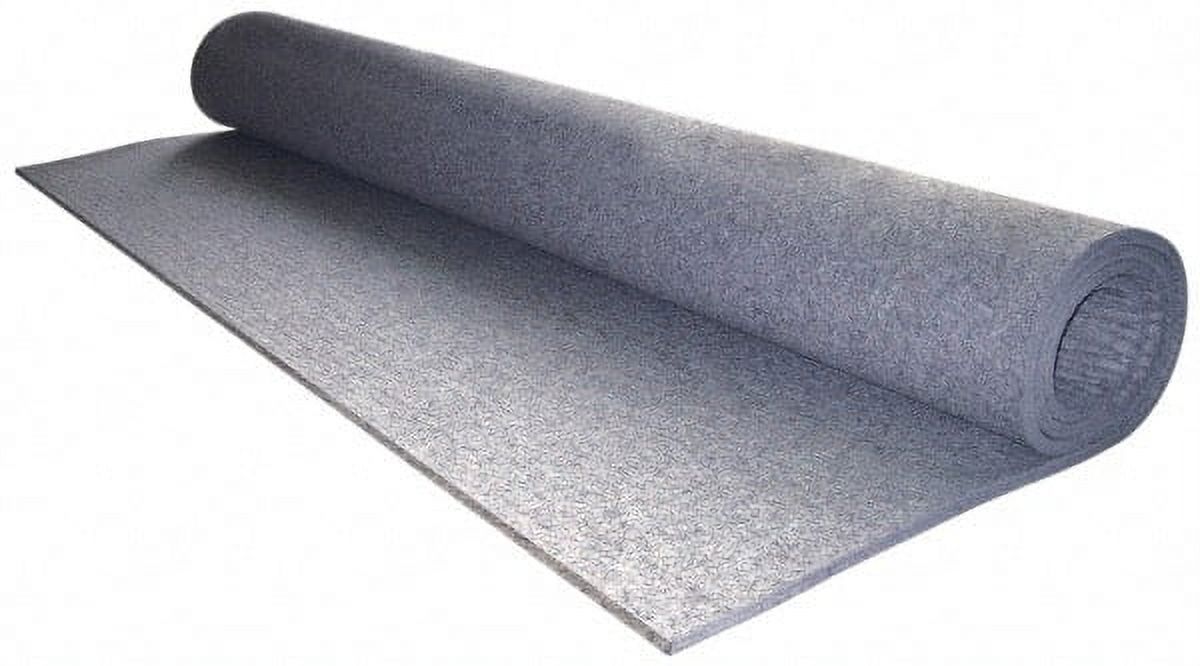 Made in USA 1 Thick x 72 Wide x 12 Long, Pressed Wool Felt Sheet 12.2  Lbs/Square Yd., Gray, 250 psi