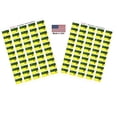 thumbnail image 1 of Made in USA! 100 Saskatchewan 1.5" x 1" Self Adhesive State Flag Stickers, Two Sheets of 50, 100 Saskatchewan Sticker Flags Total, 1 of 1