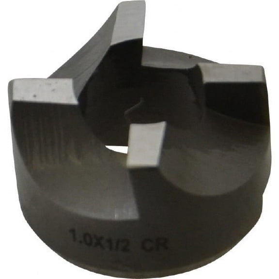 Made in USA 4 Flutes, 1" Diam, 1/2" Pilot Hole Diam, High Speed Steel Reverse Counterbore