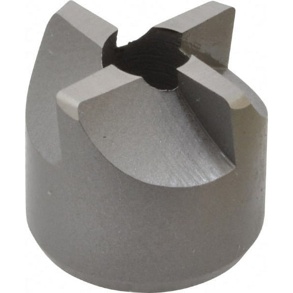 Made in USA 4 Flutes, 11/16" Diam, 1/4" Pilot Hole Diam, High Speed Steel Reverse Counterbore