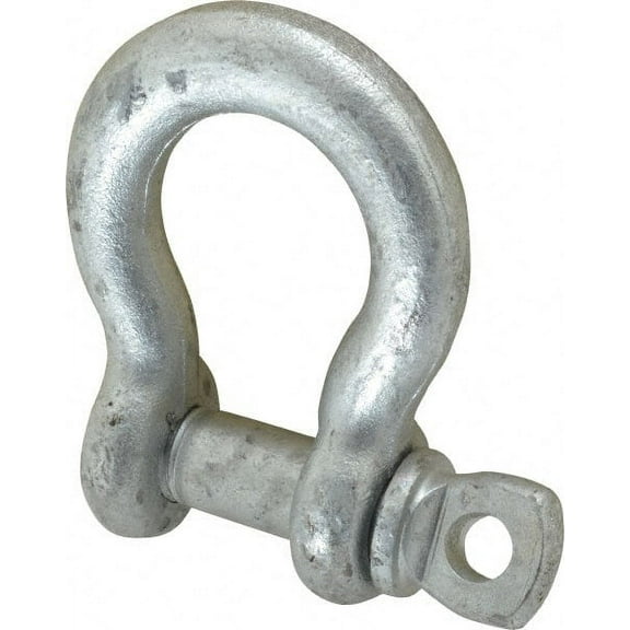 Made in USA 5/8" Nominal Chain Size, 3.25 Ton Carbon Steel Screw Anchor Shackle