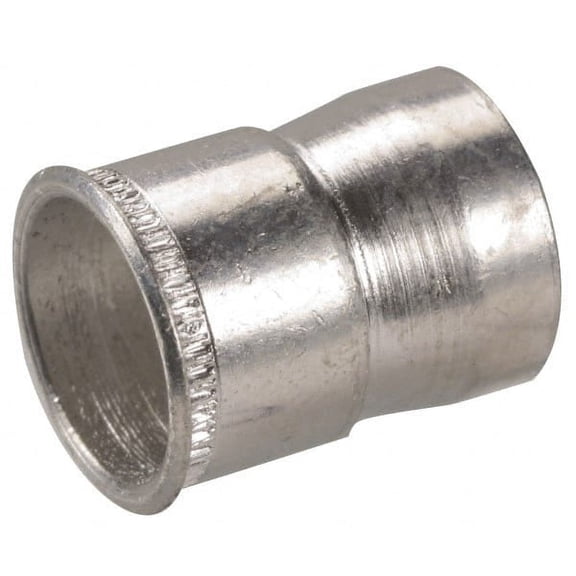 Made in USA #6-32 UNC, Cadmium-Plated, Aluminum Knurled Rivet Nut Inserts