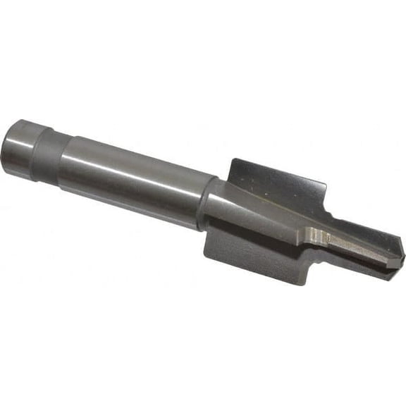 Made in USA 7/16-20" Port, 0.888" Spotface Diam, 1/4" Tube Outside Diam, Reamer Pilot, Straight Shank, High Speed Steel Porting Tool