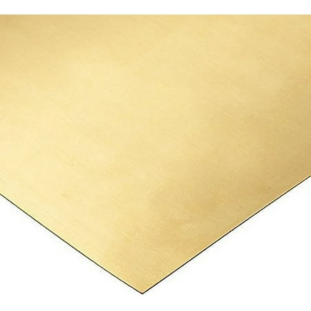 Made in USA Brass Shim Stock Roll, 0.015" Thick x 6" Wide x 60" Long