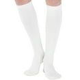 thumbnail image 1 of Made in USA - Compression Socks for Men 20-30mmHg Running Travel - White, Small, 1 of 11