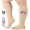 Beige, variant on Wide Calf Compression Stockings for Women and Men 20-30mmHg Black, 7X-Large