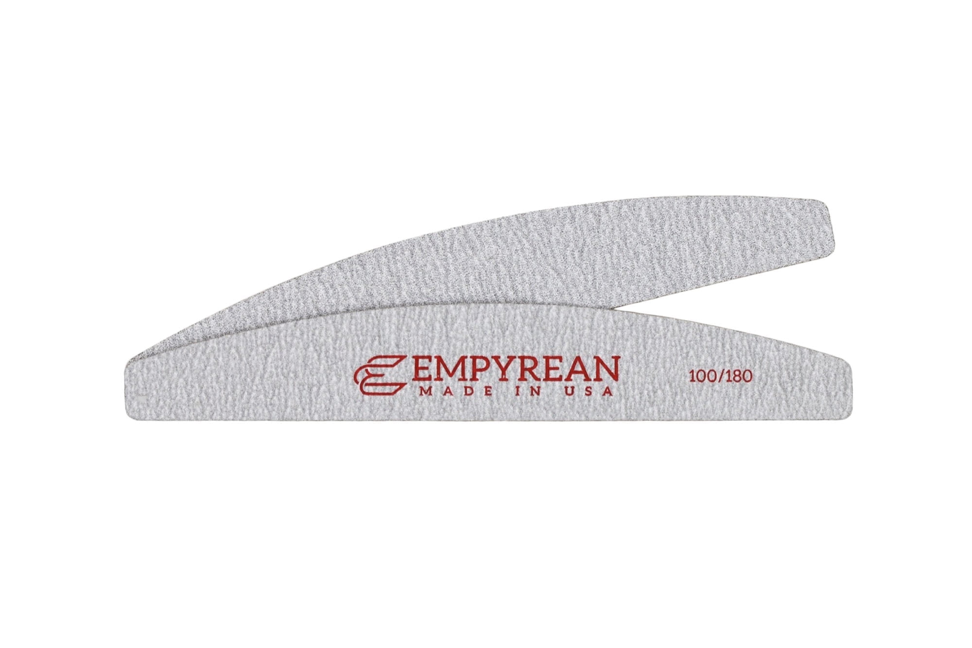 Made in USA, Empyrean Files Premium Emery Board Nail Files, 2 Pieces, 100/180 Grit, Zebra Bow Shape