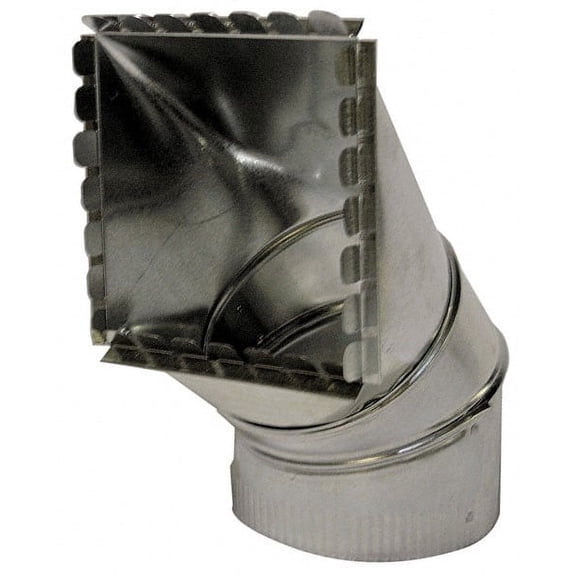 Made in USA Galvanized HVAC Duct Square Takeoff 6-1/2" x 12", 8" Diameter