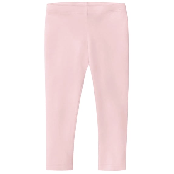 Made in USA Girls Soft 100% Cotton Capri Leggings | Pink