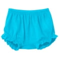 thumbnail image 1 of Made in USA Girls Soft Cotton Bloomer Diaper Cover | Turquoise, 1 of 2