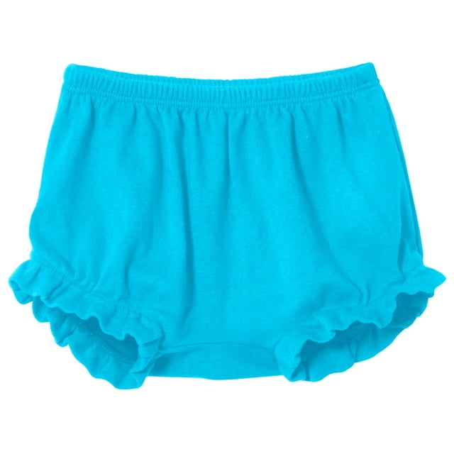 Made in USA Girls Soft Cotton Bloomer Diaper Cover | Turquoise