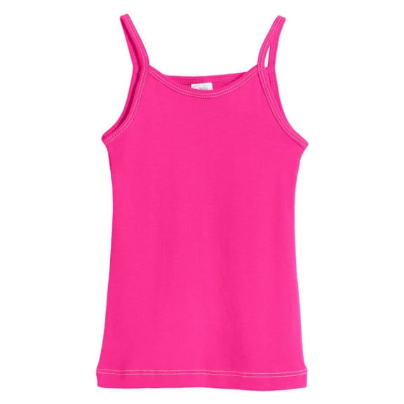 Made in USA Girls Soft Cotton Camisole | Hot Pink