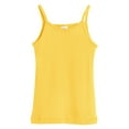thumbnail image 1 of Made in USA Girls Soft Cotton Camisole | Yellow, 1 of 5
