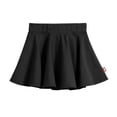 thumbnail image 1 of Made in USA Girls Soft Cotton Jersey Twirly Skirt | Black, 1 of 5
