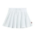 thumbnail image 1 of Made in USA Girls Soft Cotton Jersey Twirly Skirt | White, 1 of 5