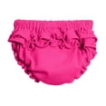 thumbnail image 1 of Made in USA Girls Soft Cotton Ruffle Diaper Cover | Hot Pink, 1 of 5