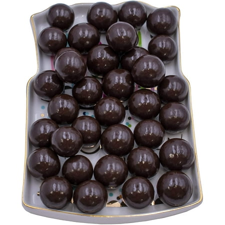 Made in USA Gourmet Chocolate Covered Malt Balls (1 lbs) (Dark Chocolate)