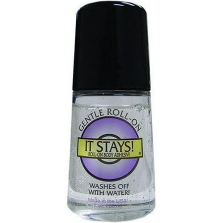 Made in USA - It Stays Roll-On Body Adhesive Applicator for Compression Socks