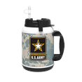 thumbnail image 1 of Made in USA Officially Licensed US Army 64 Oz Travel Mug with Large Handle Digital Camo High Glossy Finish on Double Wall Cup, 1 of 4