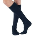 thumbnail image 1 of Made in USA Opaque Compression Socks by Absolute Support 20-30 mmHg Navy, Small, 1 of 10