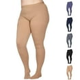 thumbnail image 1 of Made in USA - Opaque Compression Tights for Women 20-30mmHg - Beige, Medium, 1 of 12