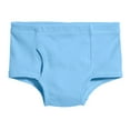 thumbnail image 1 of Made in USA Organic Cotton Boys Briefs Underwear | Bright Light Blue, 1 of 2
