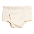 thumbnail image 1 of Made in USA Organic Cotton Boys Briefs Underwear | Oatmeal, 1 of 2