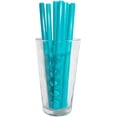 thumbnail image 1 of Made in USA Pack of 250 BOBA (8.5" X 0.50") Unwrapped Plastic Bubble Tea Drinking Straws (Non-toxic, BPA-free), 1 of 5