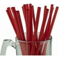 thumbnail image 1 of Plastic Smoothie Straws, BPA-Free, 10" x 0.28", 250 Count, Red, 1 of 5