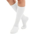 thumbnail image 1 of Made in USA Plus Size Compression Knee High for Women 20-30mmHg White, 2X-Large, 1 of 10