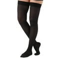 thumbnail image 1 of Made in USA - Plus Size Compression Stockings for Women 20-30mmHg - Black, 2XL, 1 of 11