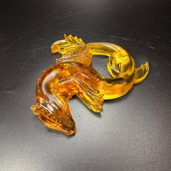 Made in USA Serpent Dragon Baltic Amber Figurine Made in USA | KIZIMA
