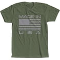 thumbnail image 1 of Made In USA Flag Patriotic American July 4th T-Shirt, 1 of 3