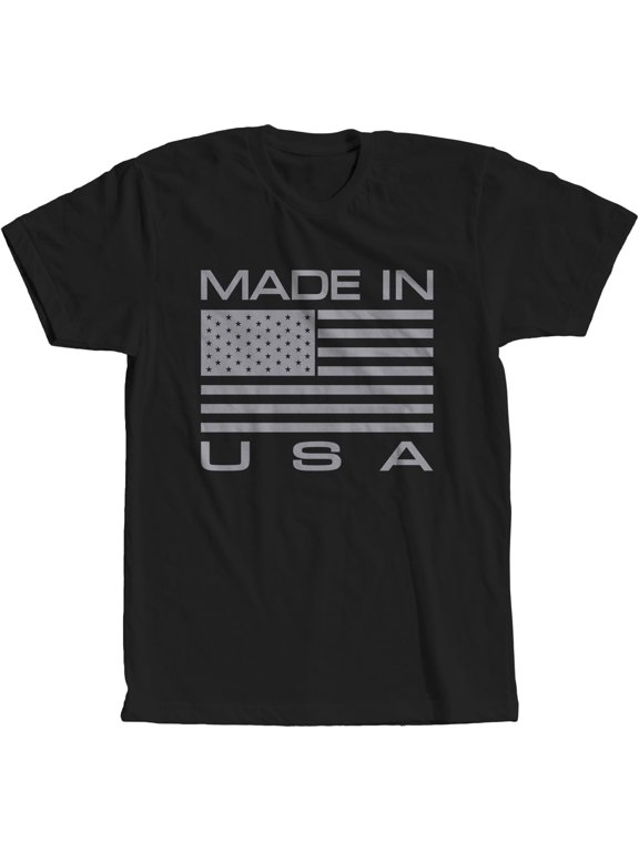 Made In USA Flag Patriotic American July 4th T-Shirt