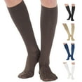 thumbnail image 1 of Made in USA - Unisex Compression Knee High 20-30 mmHg Swelling - Brown, Large, 1 of 11