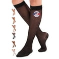 thumbnail image 1 of Absolute Support Wide Calf Women Compression Socks 15-20mmHg Black 2X-Large, 1 of 11