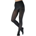 thumbnail image 1 of Made in USA - Womens Compression Pantyhose 15-20mmHg for Swelling - Black, Large, 1 of 11