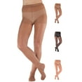 thumbnail image 1 of Made in USA - Womens Compression Tights 8-15mmHg for Pregnant - Taupe, Medium, 1 of 11