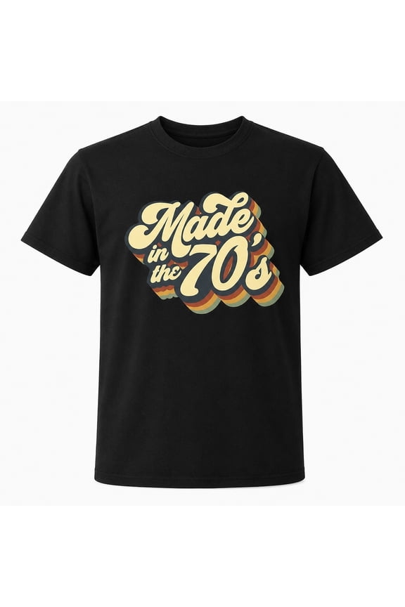 Made in the 70s Retro Graphic T-Shirt, Unisex Classic Fit Tee