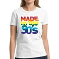thumbnail image 1 of Made in the 90's Rainbow Shirt for Women - S M L XL 2XL 3XL Retro Costume 90s Graphic Tee - T-Shirt 90s Party Tee Gift, 1 of 2