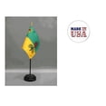 thumbnail image 1 of Made in the USA. 2 Saskatchewan 4"x6" Miniature Desk & Table Flags Includes 2 Flag Stands & 2 Saskatchewan Canadian Province Small Mini Stick Flags, 1 of 1