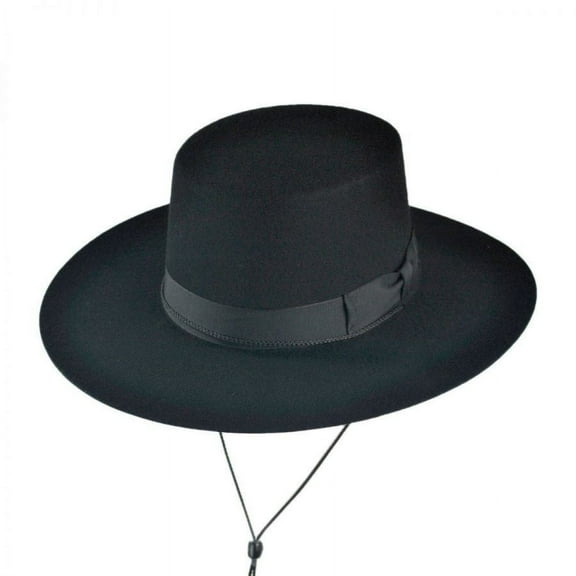 Made in the USA - Classics Wool Felt Bolero Hat - S - Black
